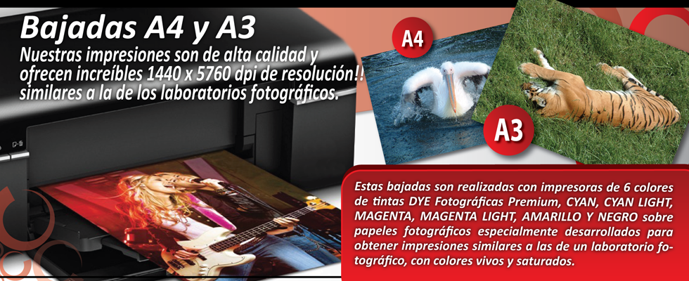 Imagen ilustrativa de Bajadas A4 y A3